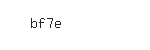 Captcha: bf7e
