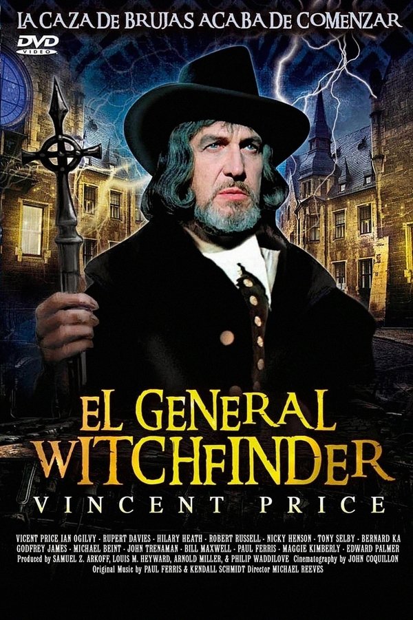 El general Witchfinder El inquisidor (Cuando las brujas arden)